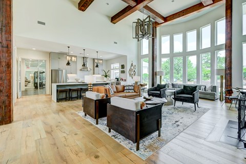 Interior Clubhouse design at Blu on the Boulevard, Baton Rouge, LA, 70810